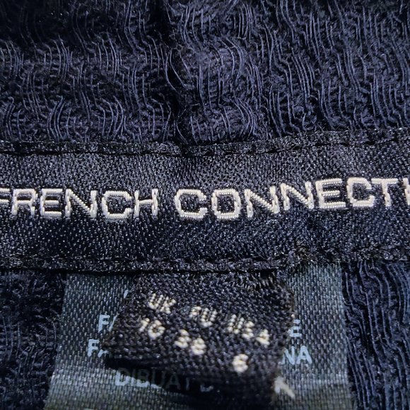 French Connection Open Front Blue Dress Cover-up - Picture 5 of 9